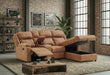U6980 BROWN SECTIONAL - De Avenue Furniture