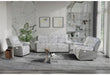 U6028 GREY RECLINING SOFA/CONSOLE RECLINING LOVESEAT/GLIDER RECLINER - De Avenue Furniture