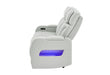 U8611 BLANCHE SILVER PWR REC SOFA WITH PHR AND LED - De Avenue Furniture