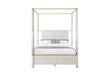 MALMO OAK QUEEN BED - De Avenue Furniture