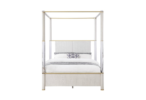 MALMO OAK QUEEN BED - De Avenue Furniture