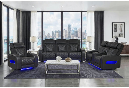U8611 BLANCHE CHARCOAL P2 PWR REC SOFA/PWR CON REC LOVESEAT/PWR REC - De Avenue Furniture
