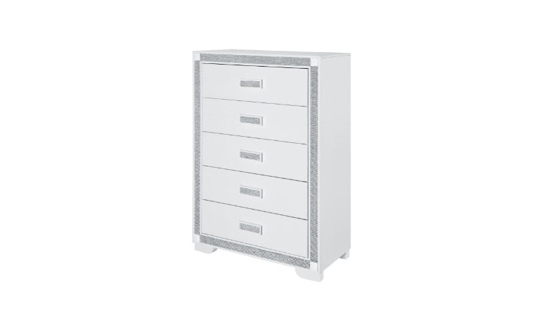 SOLEIL WHITE CHEST - De Avenue Furniture