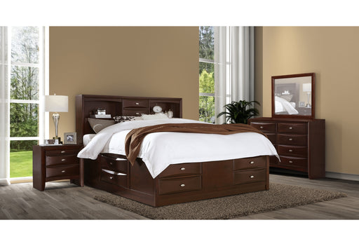 LINDA MERLOT QUEEN BED GROUP - De Avenue Furniture