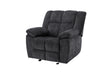 U6000 BLACK GLIDER RECLINER - De Avenue Furniture