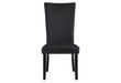 D1628 DINING TABLE AND 6 D03 BLACK DINING CHAIRS - De Avenue Furniture