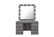 LEXI GREY VANITY WITH SPEAKER - De Avenue Furniture
