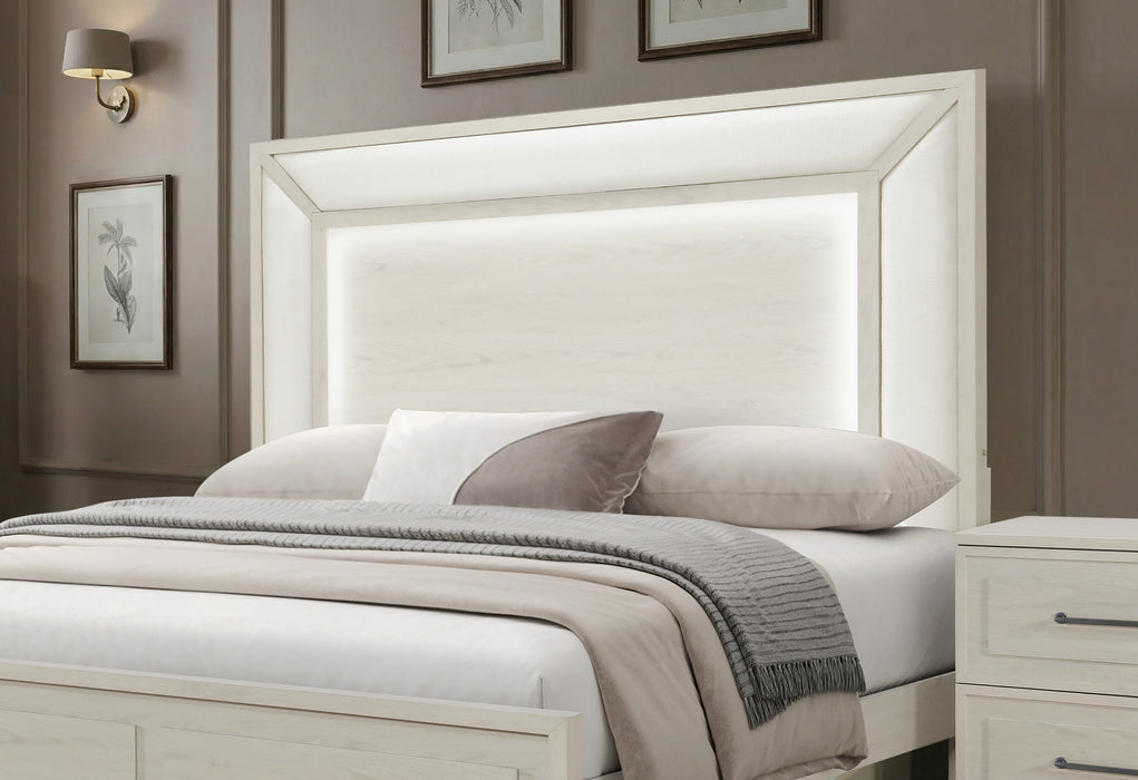 CLARA BEIGE FULL BED GROUP - De Avenue Furniture