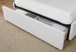 SADIE BEIGE QUEEN BED WITH STORAGE - De Avenue Furniture