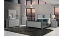 LOGAN SILVER FULL BED, DRESSER, MIRROR AND NIGHTSTAND - De Avenue Furniture
