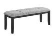 D1319 LT GREY BENCH - De Avenue Furniture