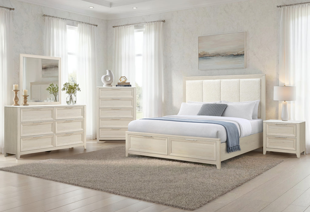 MARIAH BEIGE CHEST - De Avenue Furniture