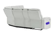 U8611 BLANCHE SILVER SECTIONAL WITH LED - De Avenue Furniture