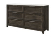 MARIAH DARK BROWN DRESSER - De Avenue Furniture