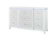 ALINA WHITE DRESSER WITH LED - De Avenue Furniture