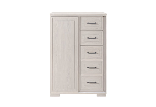 CLARA BEIGE SLIDING DOOR CHEST - De Avenue Furniture