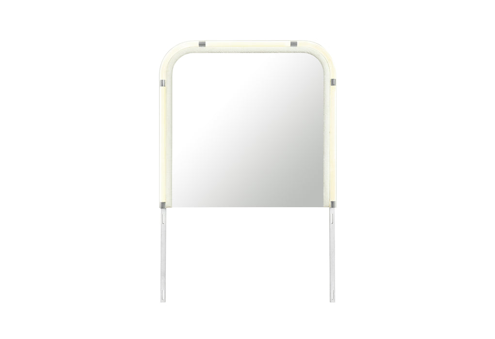 LYRA BEIGE MIRROR WITH LED - De Avenue Furniture