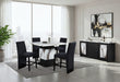 D12 BAR TABLE AND 4 BAR STOOLS - De Avenue Furniture