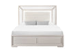 CLARA BEIGE KING BED WITH LED - De Avenue Furniture