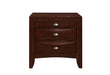 LINDA NEW MERLOT NIGHTSTAND - De Avenue Furniture
