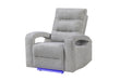 U6611 GREY 15 POWER RECLINER WITH LED - De Avenue Furniture