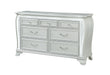 ARIA SILVER DRESSER WITH LED - De Avenue Furniture