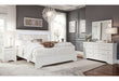 POMPEI METALLIC WHITE FULL BED WITH LED - De Avenue Furniture