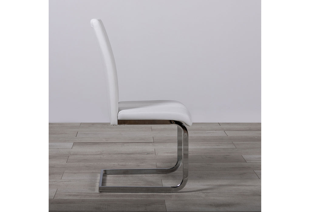 D915 WHITE DINING CHAIR - De Avenue Furniture