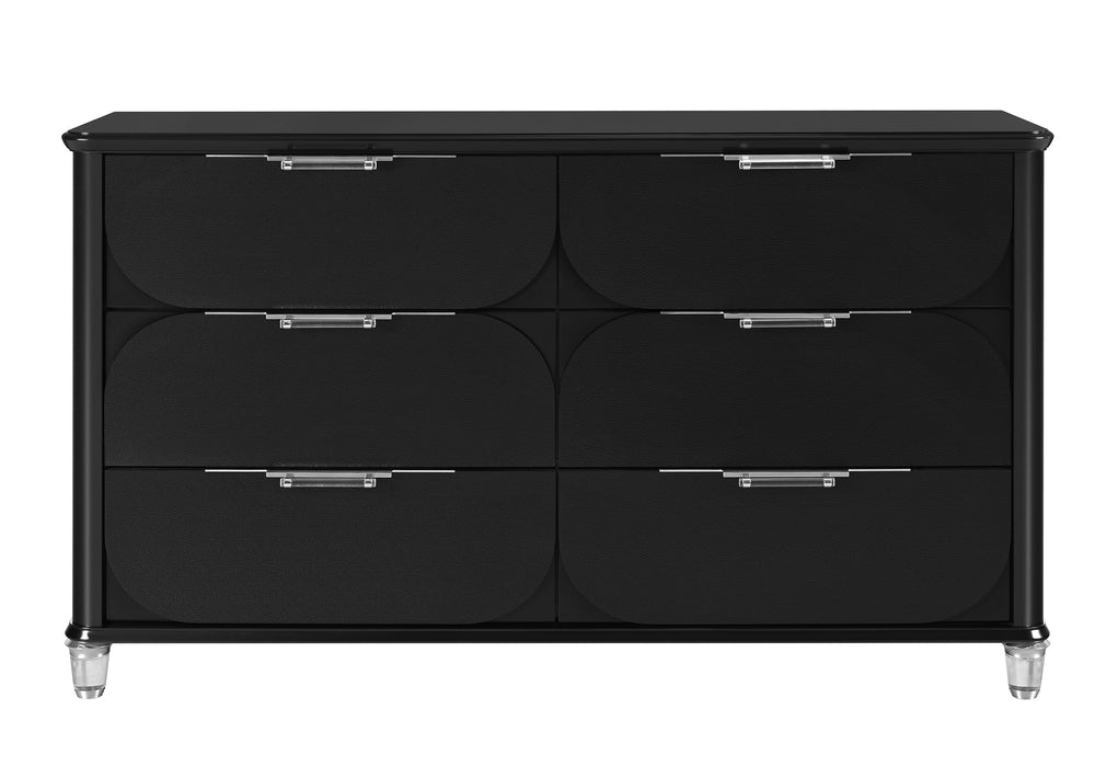 LANDO BLACK DRESSER - De Avenue Furniture