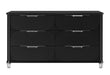 LANDO BLACK DRESSER - De Avenue Furniture