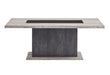 D8030 DINING TABLE WITH STORAGE DRAWERS AND STORAGE DOOR - De Avenue Furniture