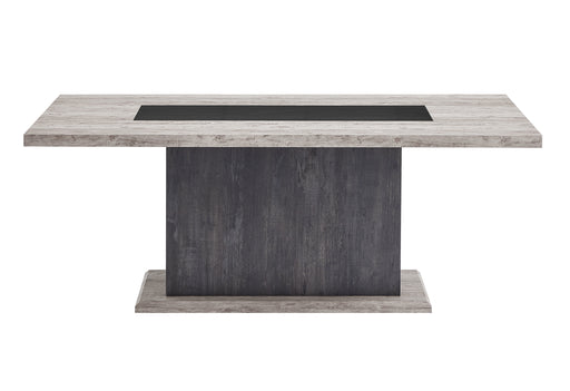 D8030 DINING TABLE WITH STORAGE DRAWERS AND STORAGE DOOR - De Avenue Furniture