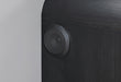 BECKETT WHITE/BLACK NIGHTSTAND WITH LED, COOLER AND SPEAKER - De Avenue Furniture