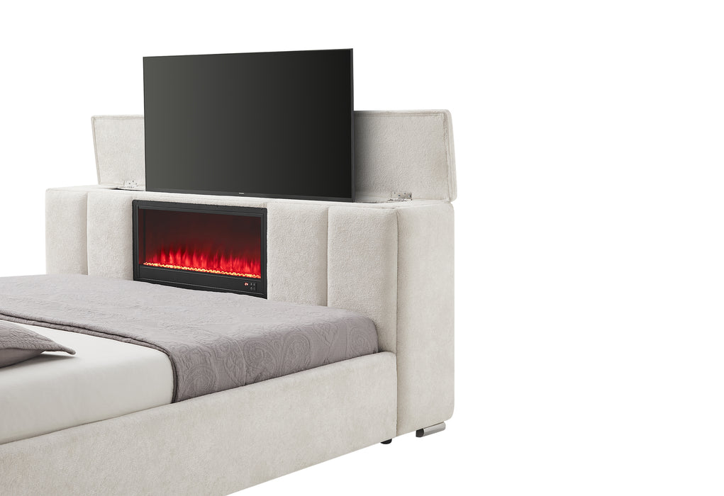 SERENITY/EMMA CREMA KING BED GROUP - De Avenue Furniture