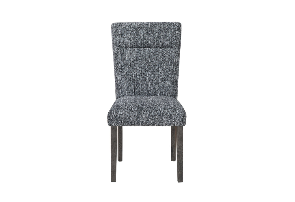 D86 GREY DINING CHAIR WITH BROWN LEGS - De Avenue Furniture