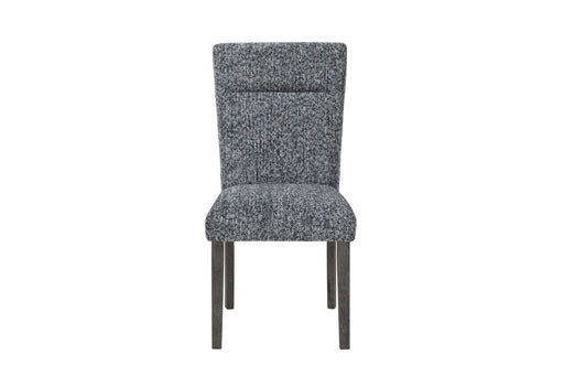 D86 GREY DINING CHAIR WITH BROWN LEGS - De Avenue Furniture