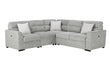 U9401 NICKEL SOFA BED SECTIONAL WITH 3 PILLOWS - De Avenue Furniture