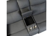 U6026 GREY PU 46A CONSOLE RECLINING LOVESEAT WITH LED AND SPEAKER - De Avenue Furniture