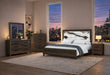 HARMONY BROWN FULL BED GROUP - De Avenue Furniture
