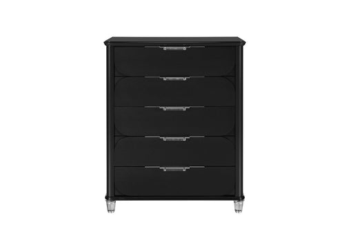 LANDO BLACK CHEST - De Avenue Furniture