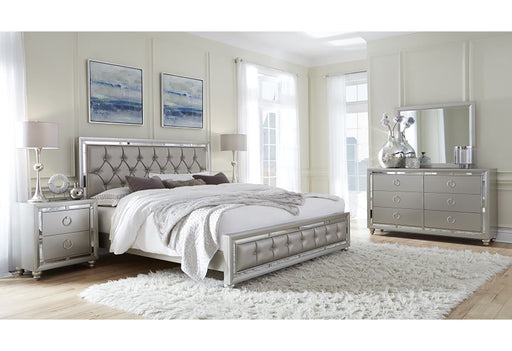 RILEY SILVER QUEEN BED GROUP - De Avenue Furniture