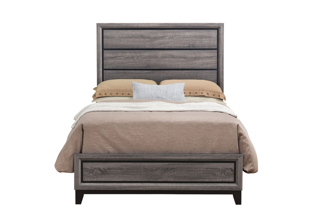 KATE GREY FULL BED - De Avenue Furniture