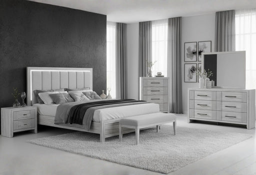 ELSIE GREY QUEEN BED GROUP - De Avenue Furniture