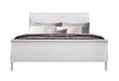 CHARLIE WHITE KING BED WITH LED, DRESSER, MIRROR AND NIGHTSTAND - De Avenue Furniture