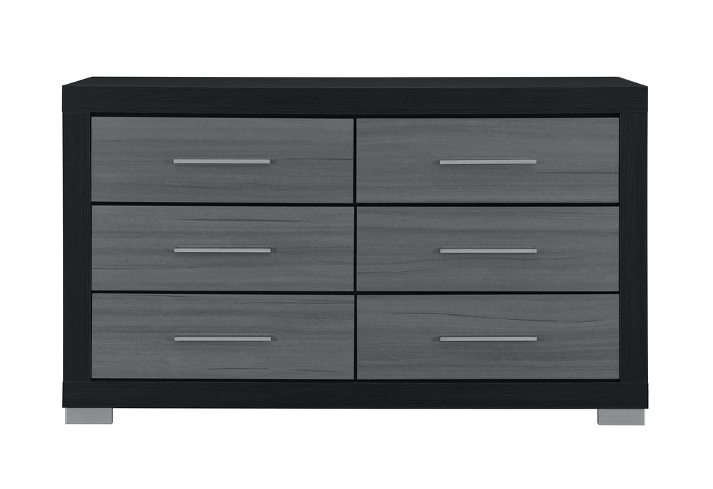 EMMA BLACK/GREY DRESSER - De Avenue Furniture