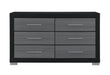 EMMA BLACK/GREY DRESSER - De Avenue Furniture