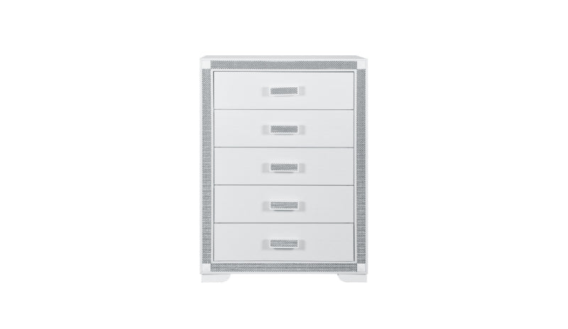 SOLEIL WHITE CHEST - De Avenue Furniture