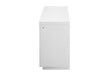 AILEEN WHITE 76" ENT UNIT W/LED, SPEAKERS, CRYSTAL AND POP-UP DOORS - De Avenue Furniture