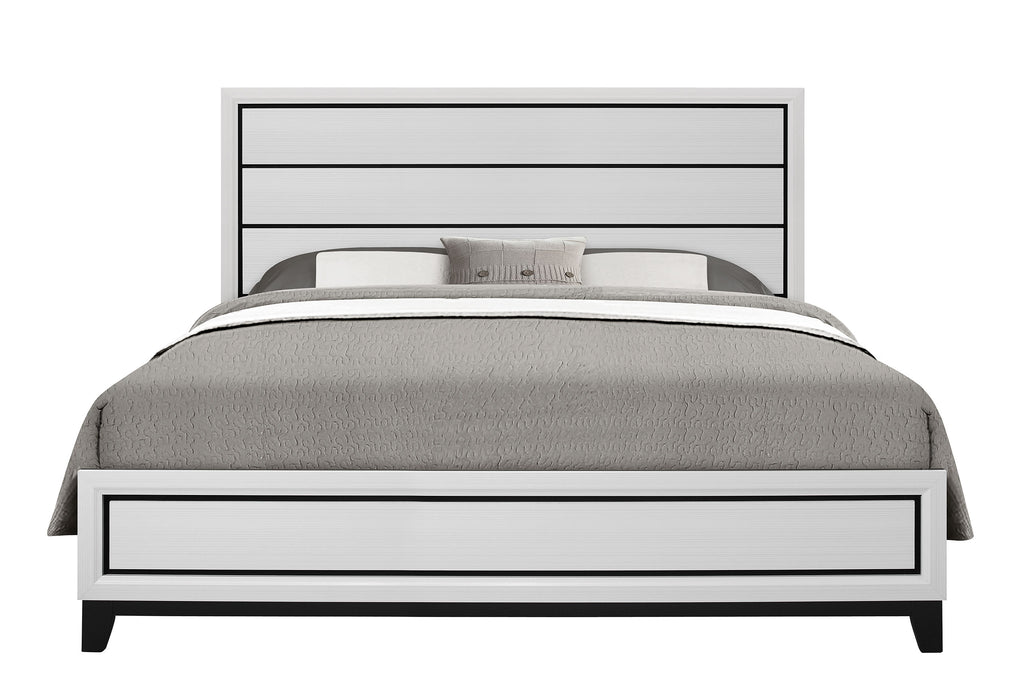 KATE WHITE KING BED GROUP - De Avenue Furniture