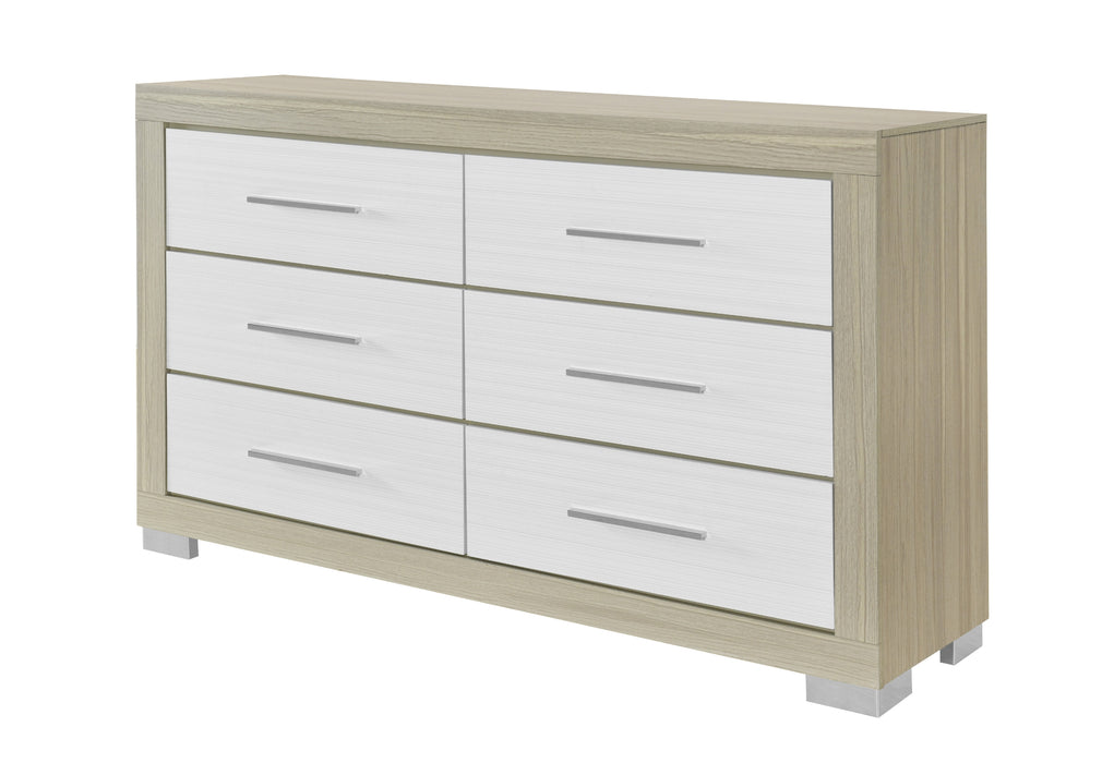 EMMA NATURAL/WHITE DRESSER - De Avenue Furniture